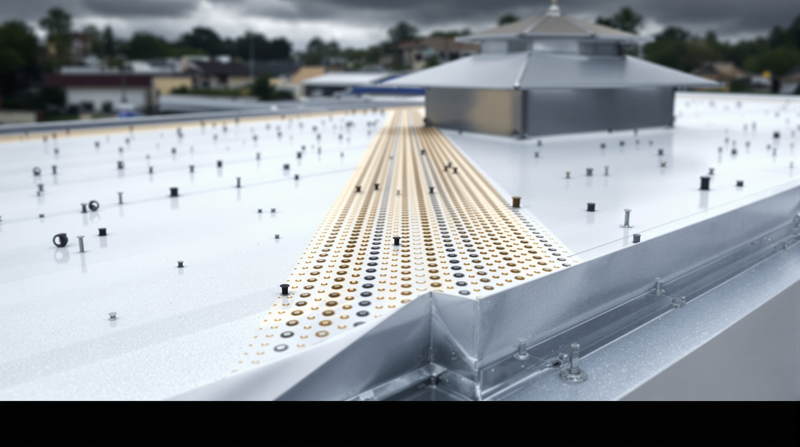 Detailed commercial roof condition report documentation produced during a scheduled maintenance visit showing photographed membrane sections and seam integrity notes, providing the longitudinal inspection records that satisfy manufacturer warranty compliance requirements and support insurance claim negotiations for Gulf Coast commercial roofing systems in Alabama