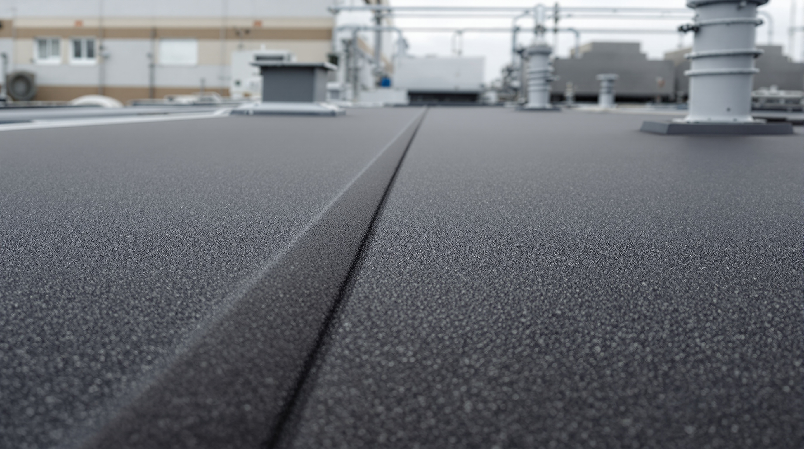 EPDM Roofing commercial roofing service by Southern Roofing Systems — TPO membrane, EPDM single-ply, PVC roofing, and commercial metal roof installation for warehouses, retail centers, and office buildings across Mobile County and Baldwin County Alabama with flat roof drainage systems built for 66 inches annual Gulf Coast rainfall